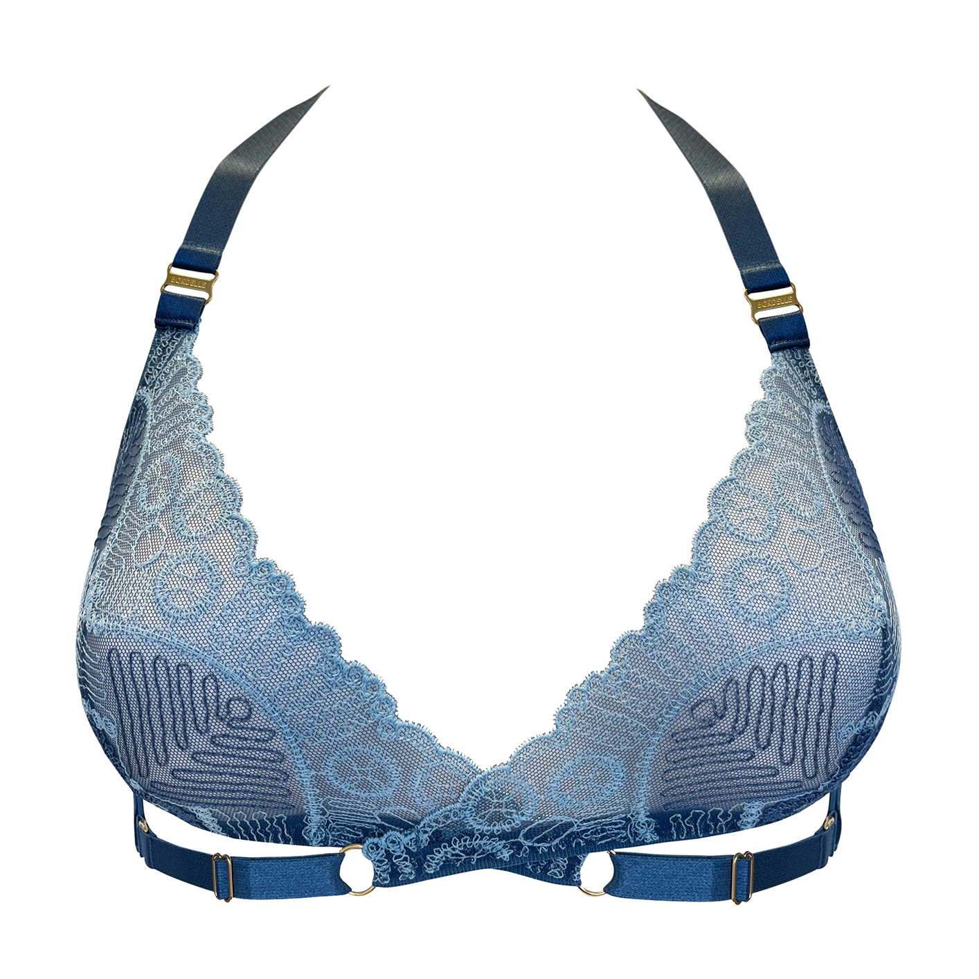 Tierra soft wrap bra - denim