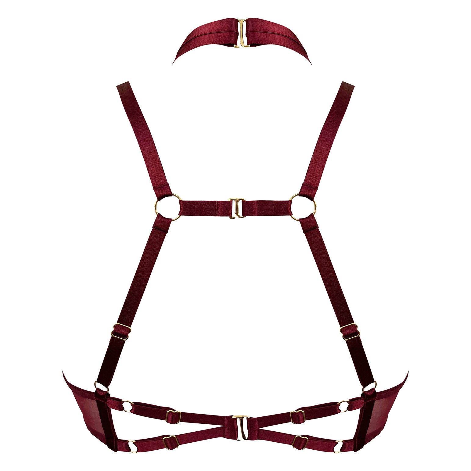 Syra ouvert wire bra - morello