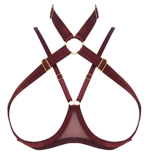 Syra ouvert wire bra - morello