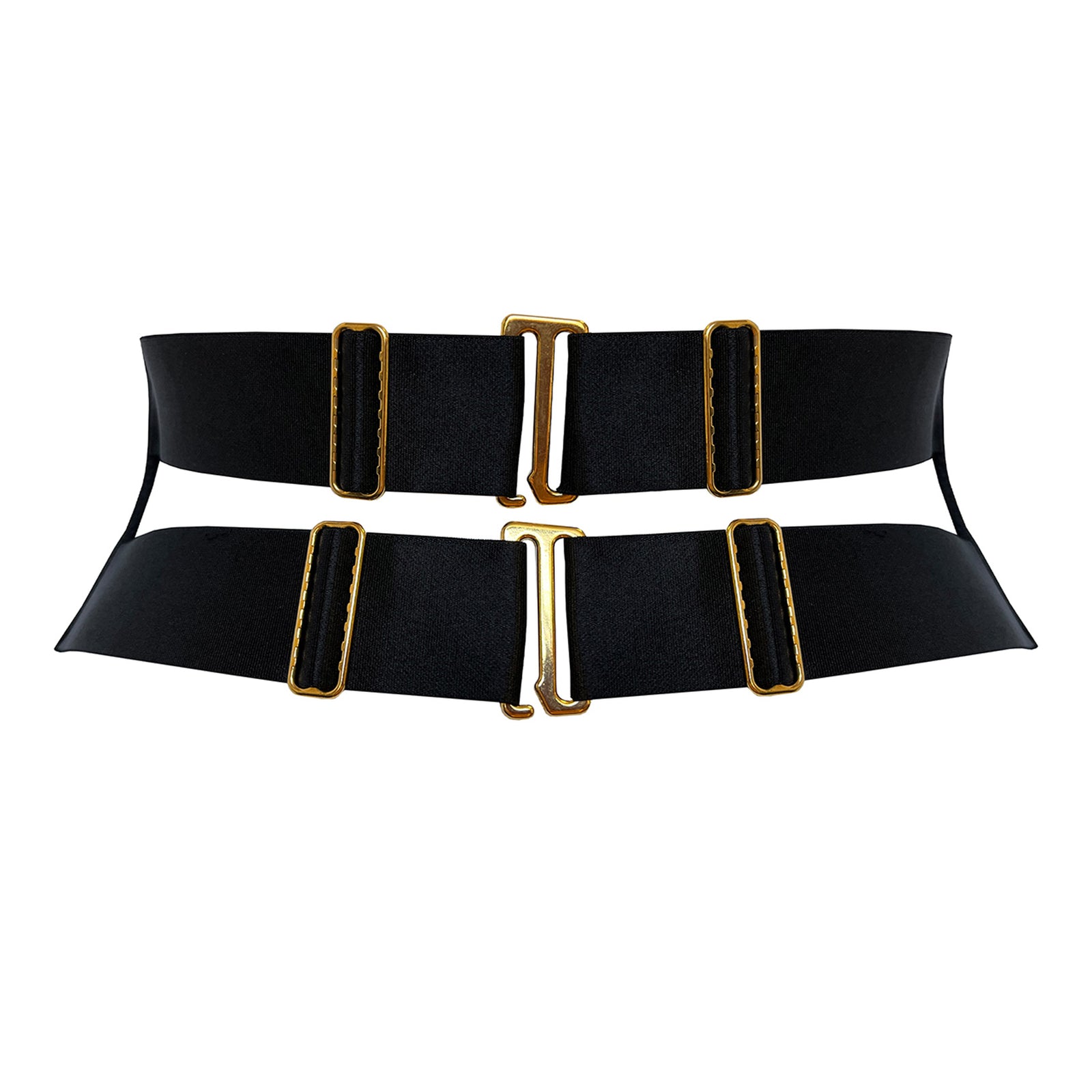 Bordelle Vero adjustable belt in Black