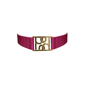 Vero strap collar by Bordelle - magenta