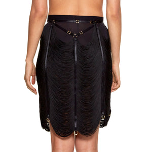 Nawa fringe skirt