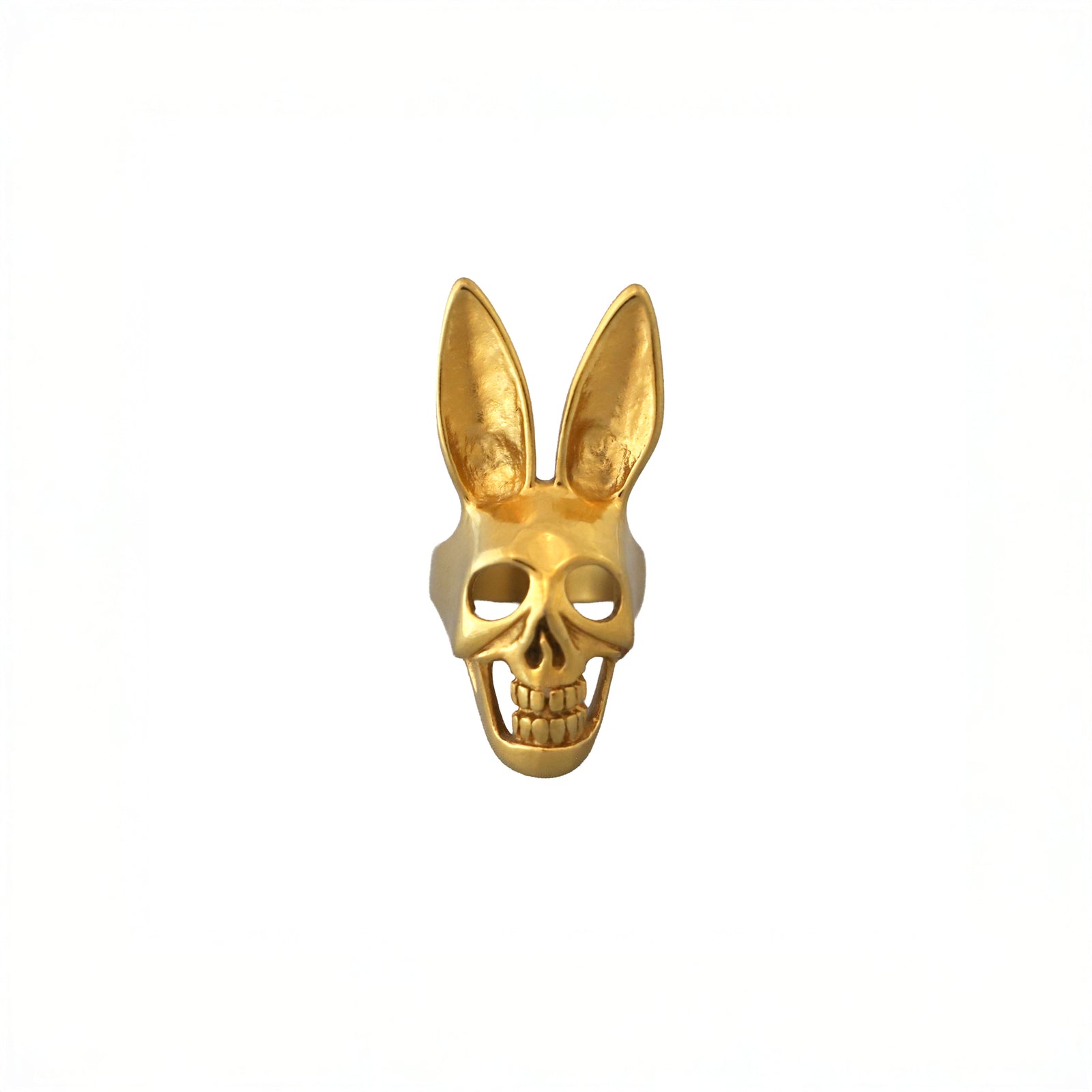 Petite bunny ring - gold