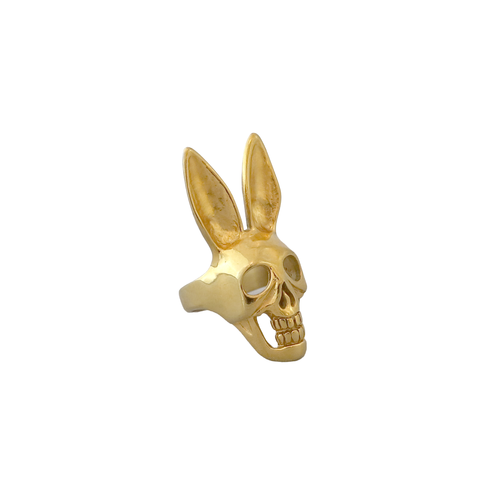 Petite bunny ring - gold