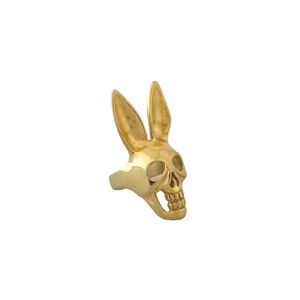 Petite bunny ring - gold