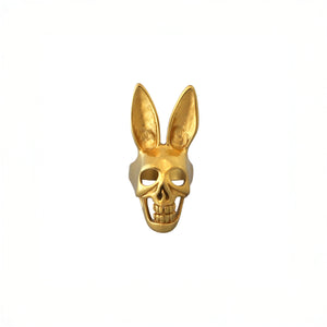 Petite bunny ring - gold