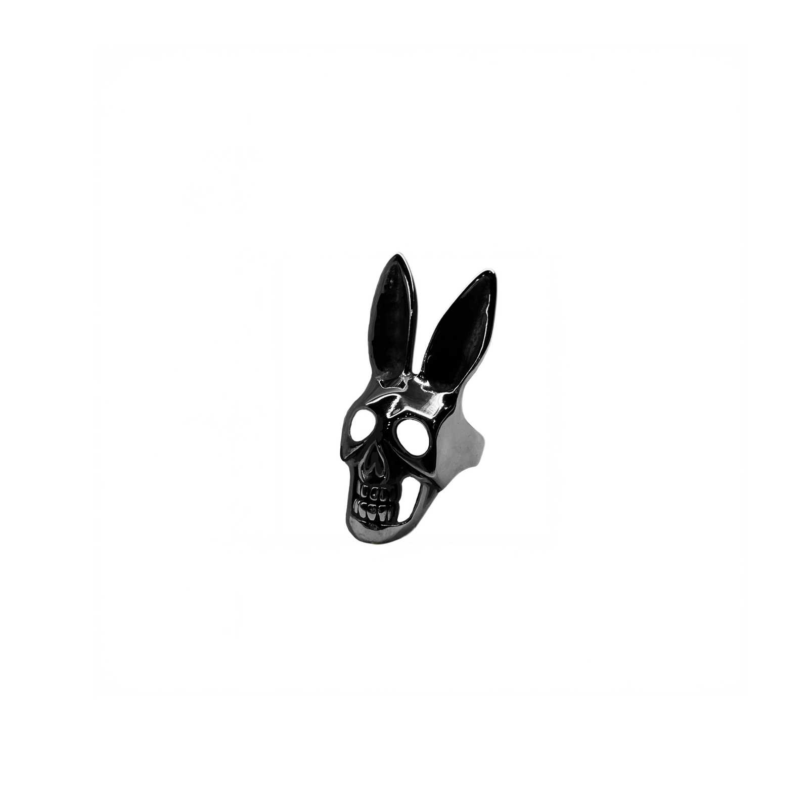 Petite bunny ring - noir
