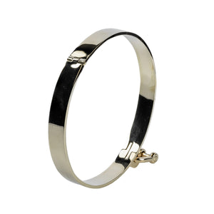 Restraint neck cuff - polished brass