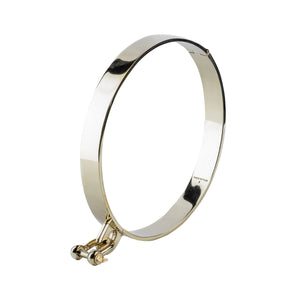 Restraint neck cuff - polished brass