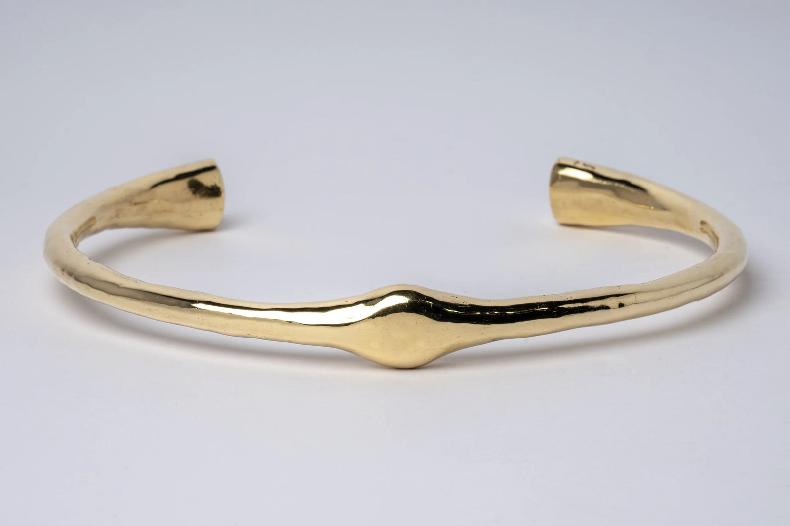 Thin choker - polished brass