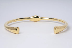 Thin choker - polished brass