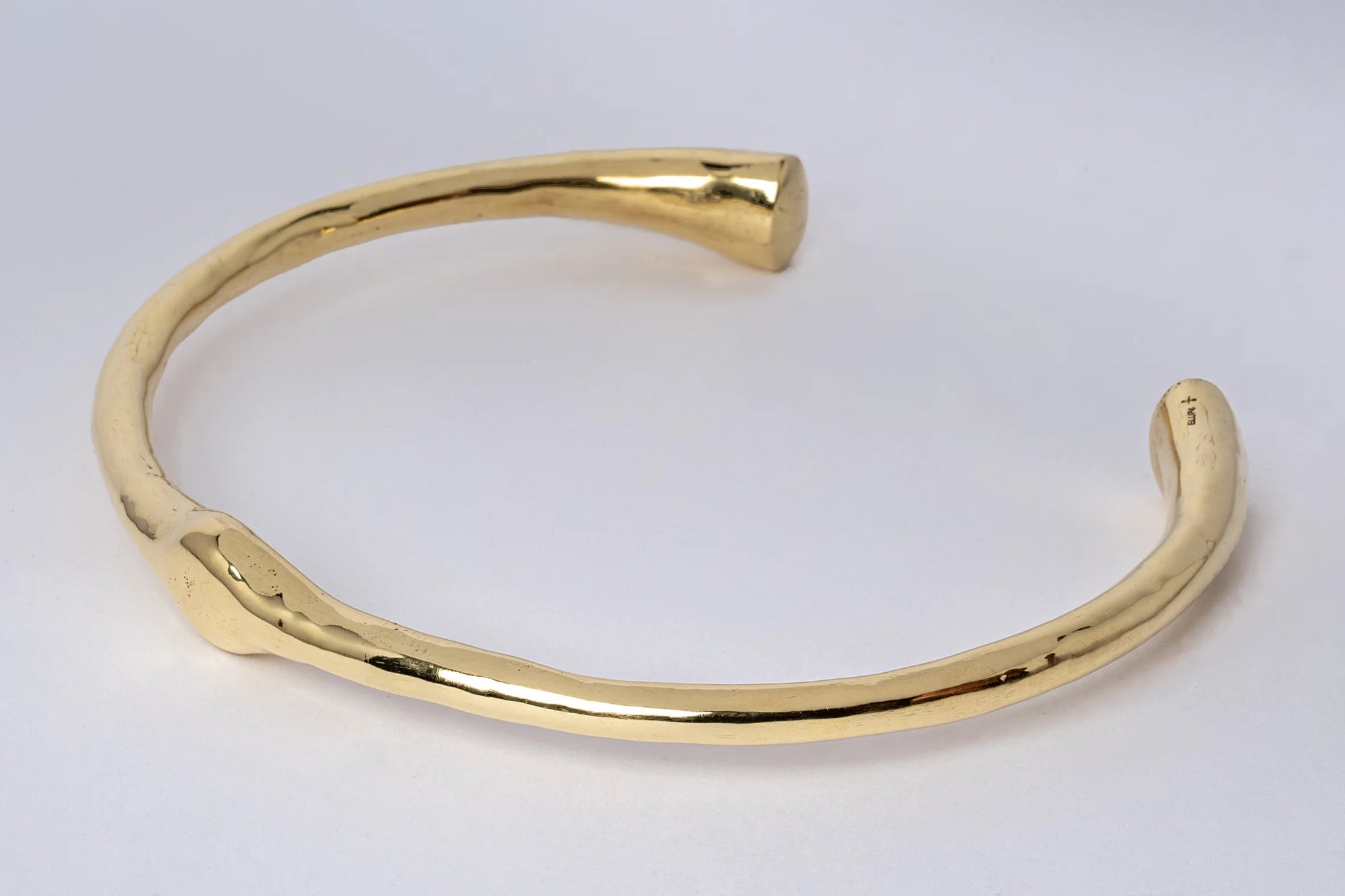 Thin choker - polished brass