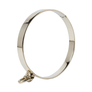 Restraint neck cuff - polished brass