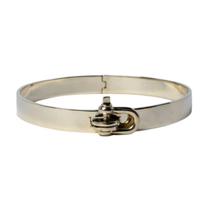 Restraint neck cuff - polished brass
