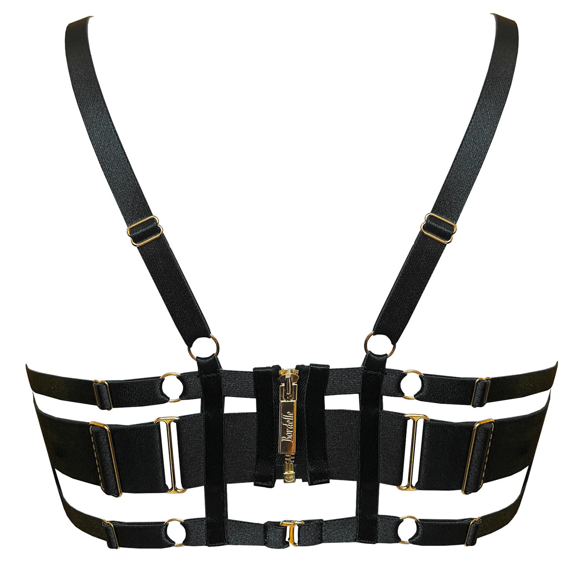 Bordelle Vita wrap wire bra in Black