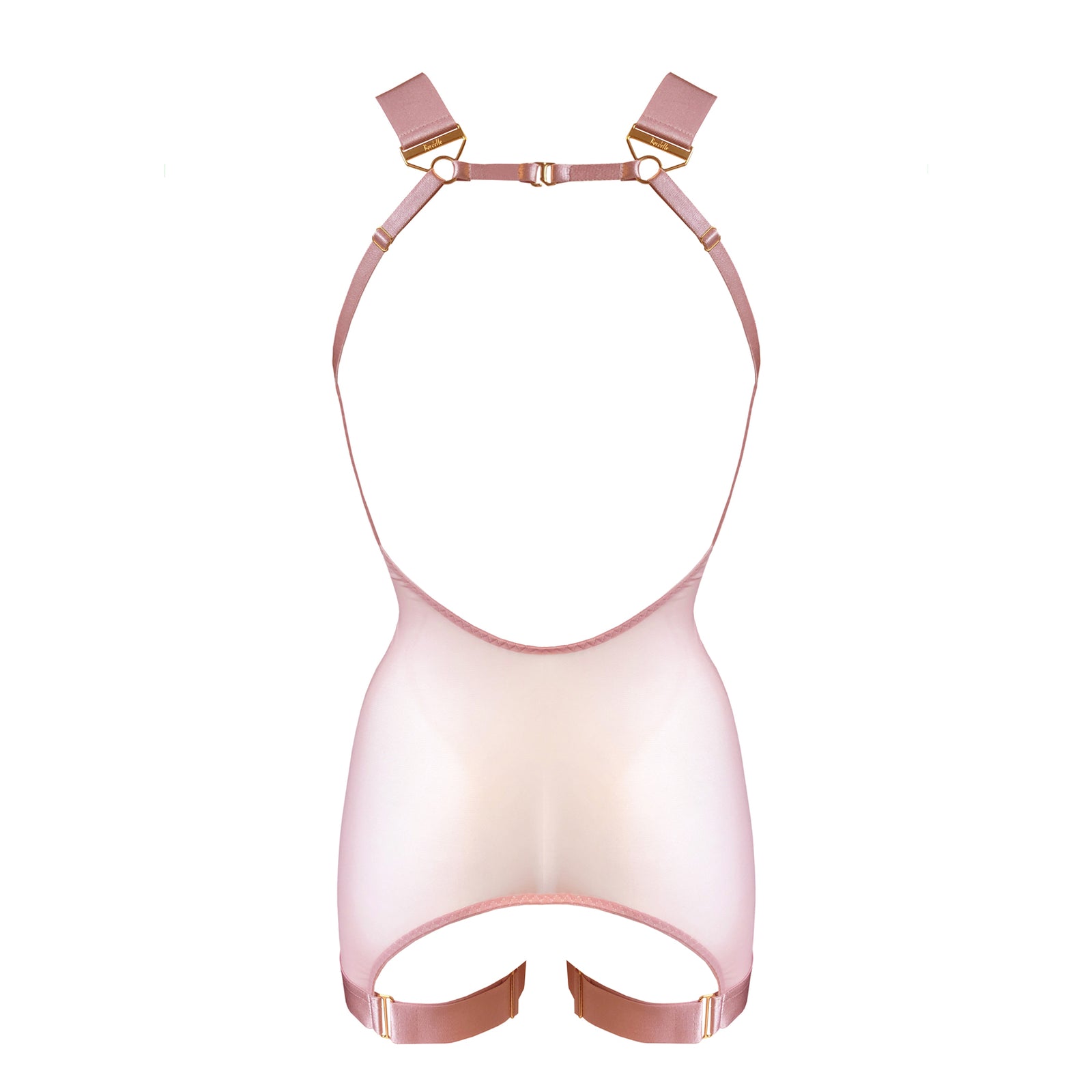 Bordelle Kora garter dress in Rose