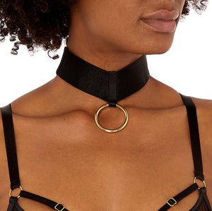 Kora bondage collar by Bordelle - black