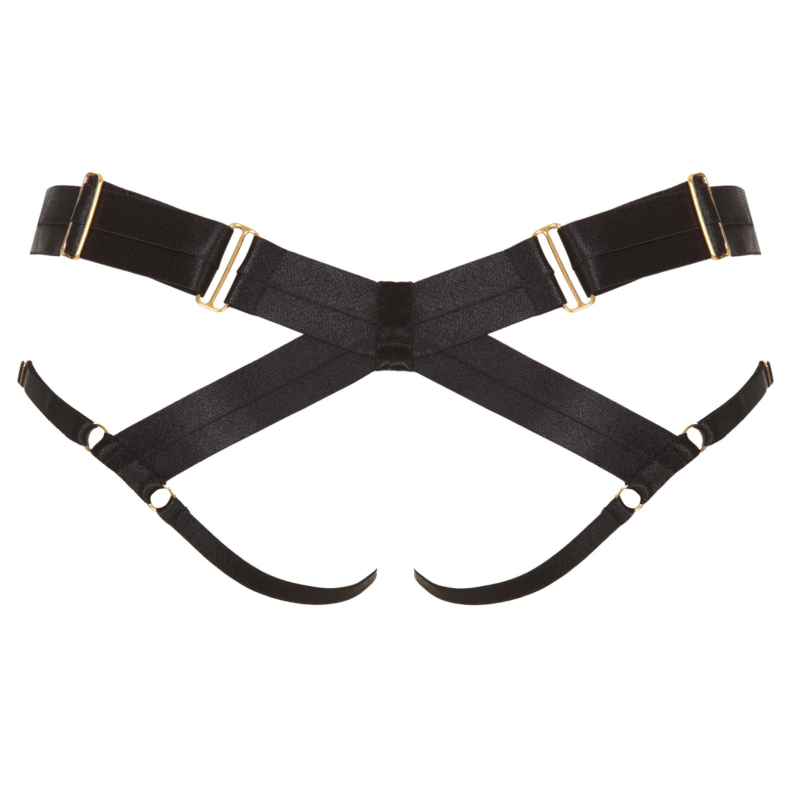 Bordelle bondage harness brief black 