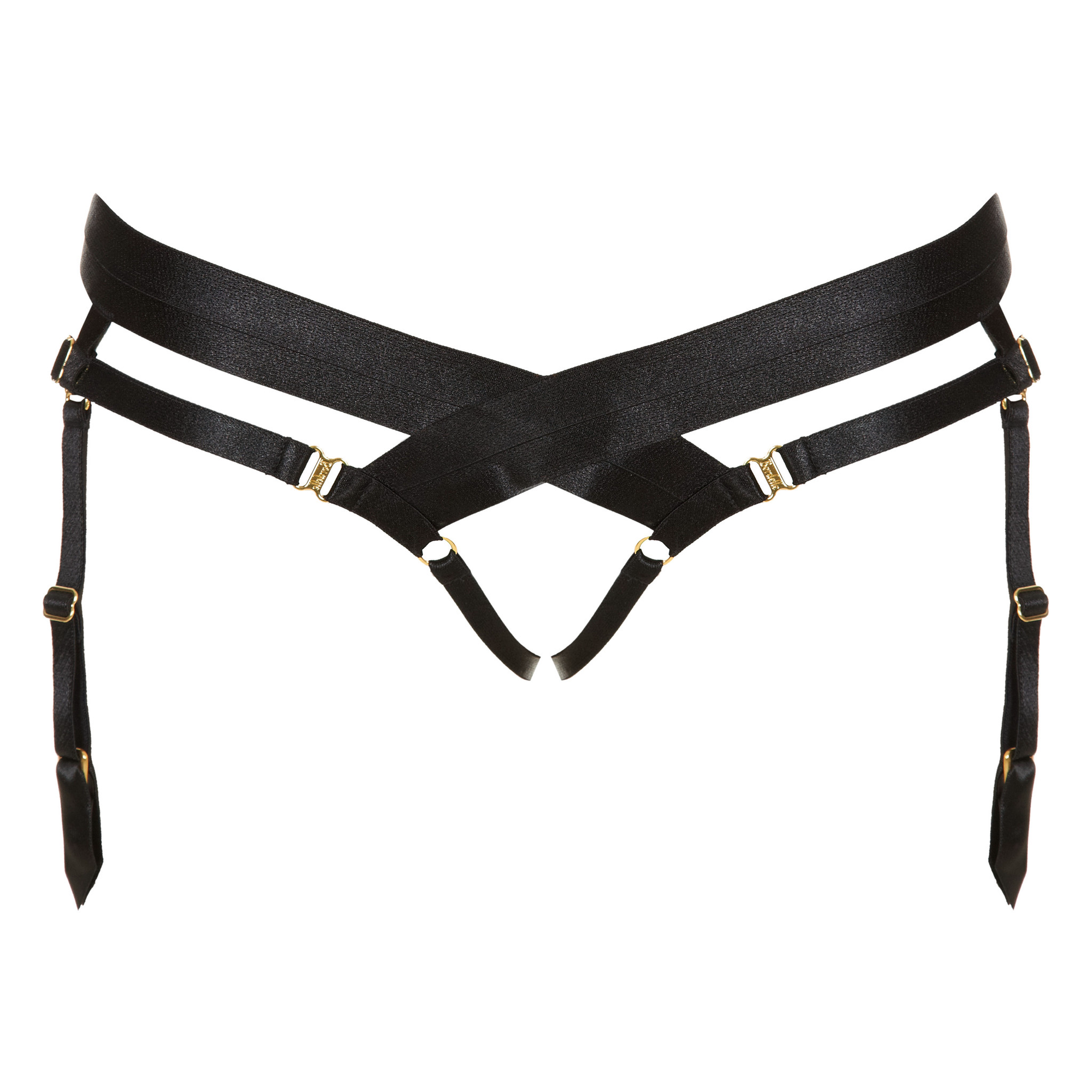 Bordelle bondage harness brief black 