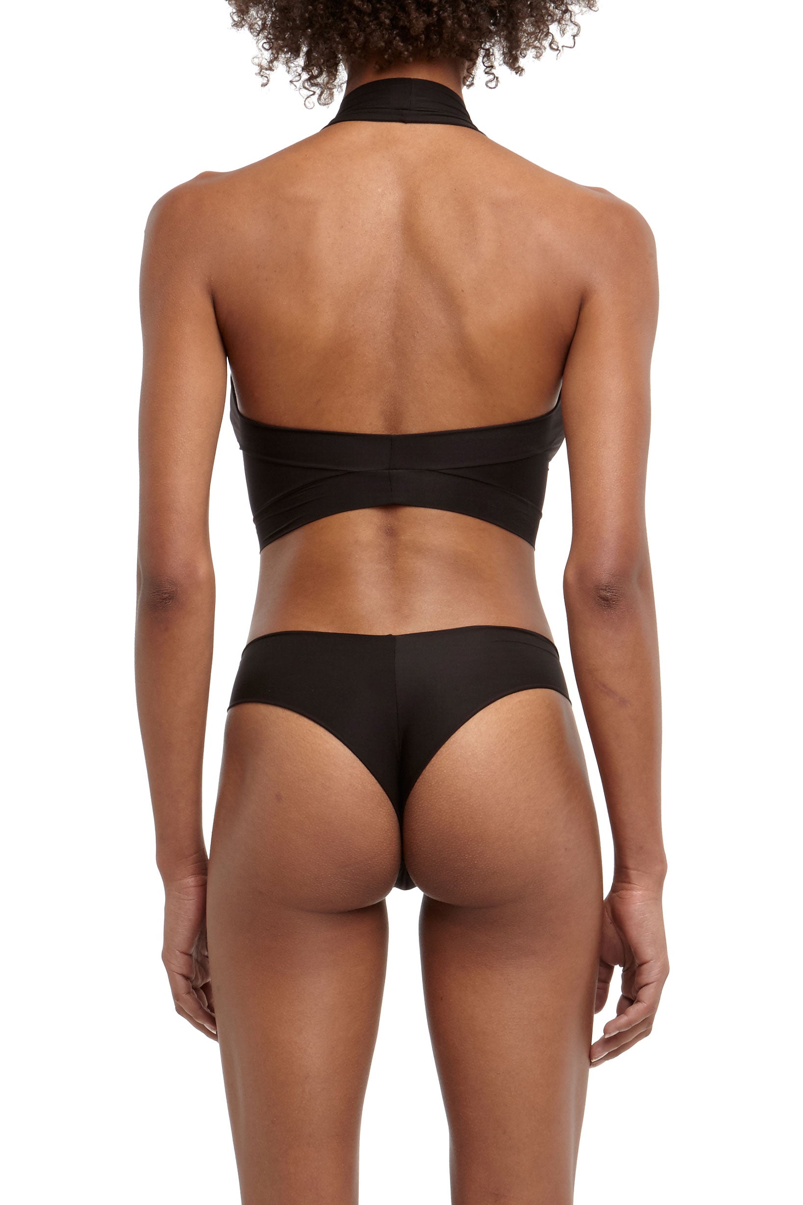 DSTM Brazilian thong and Axon halter top - back