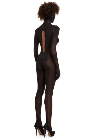 DSTM full body catsuit with hood - side back