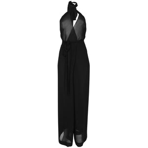 Hishi wrap pants/jumpsuit as a jumpsuit