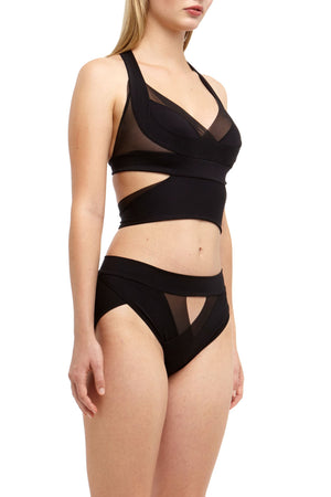 DSTM Mantis ouvert back brief and bra top - side
