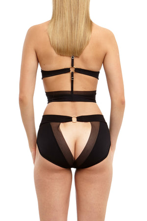 DSTM Mantis ouvert back brief and bra top - back