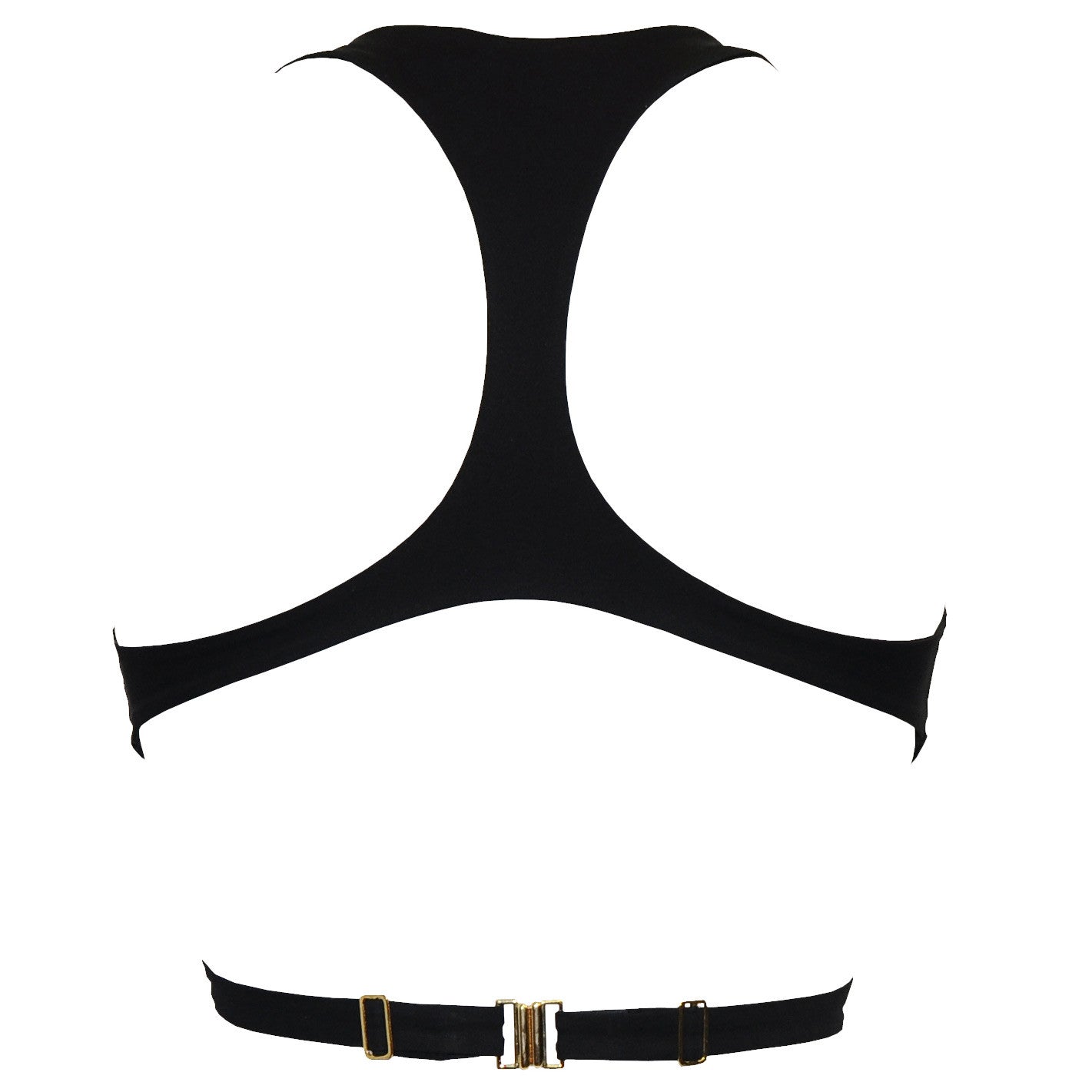 DSTM Maya bra black bikini cross front wrap around straps