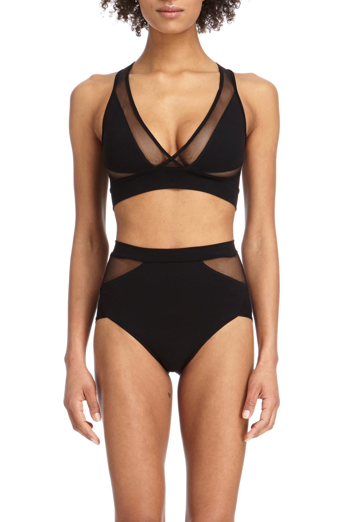 DSTM Santen bra top micro fishnet luxe slow fashion bodywear