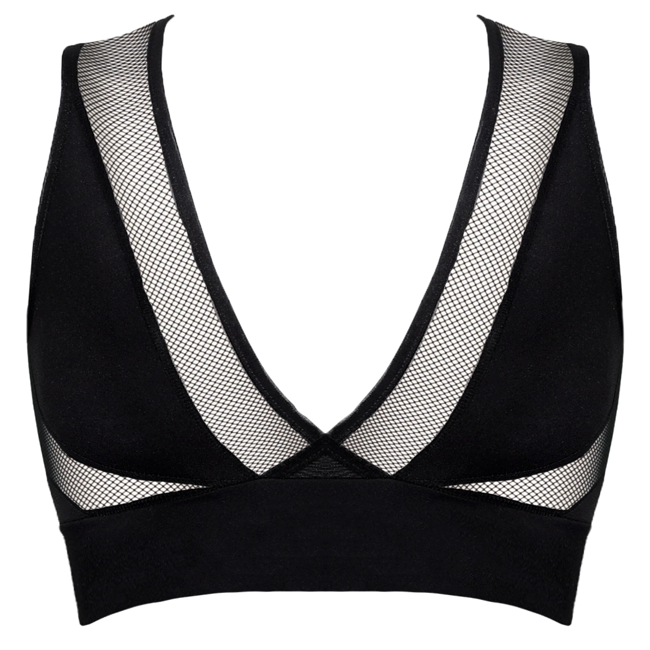 DSTM Santen bra top micro fishnet luxe slow fashion bodywear