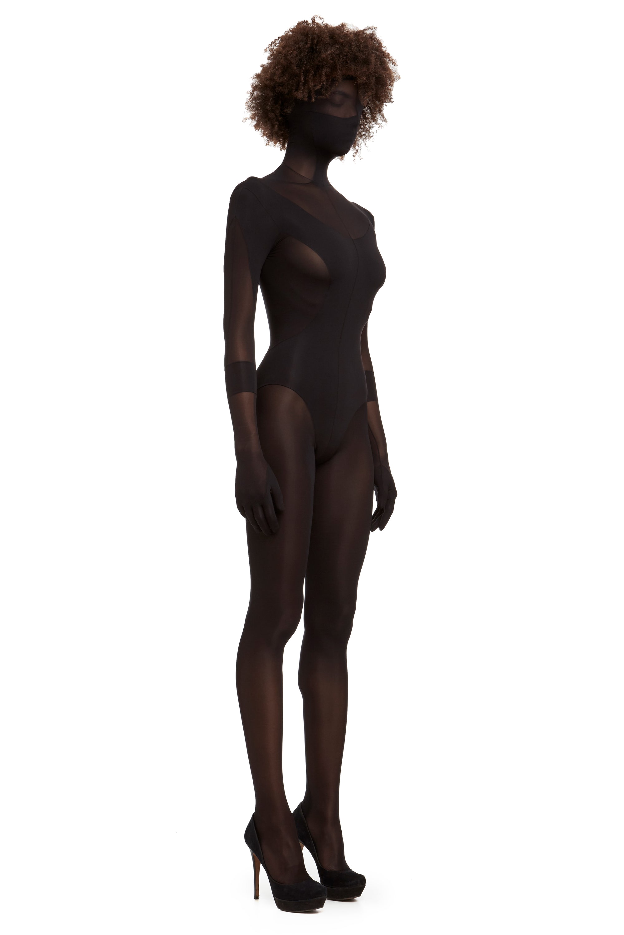 DSTM full body catsuit with hood - side