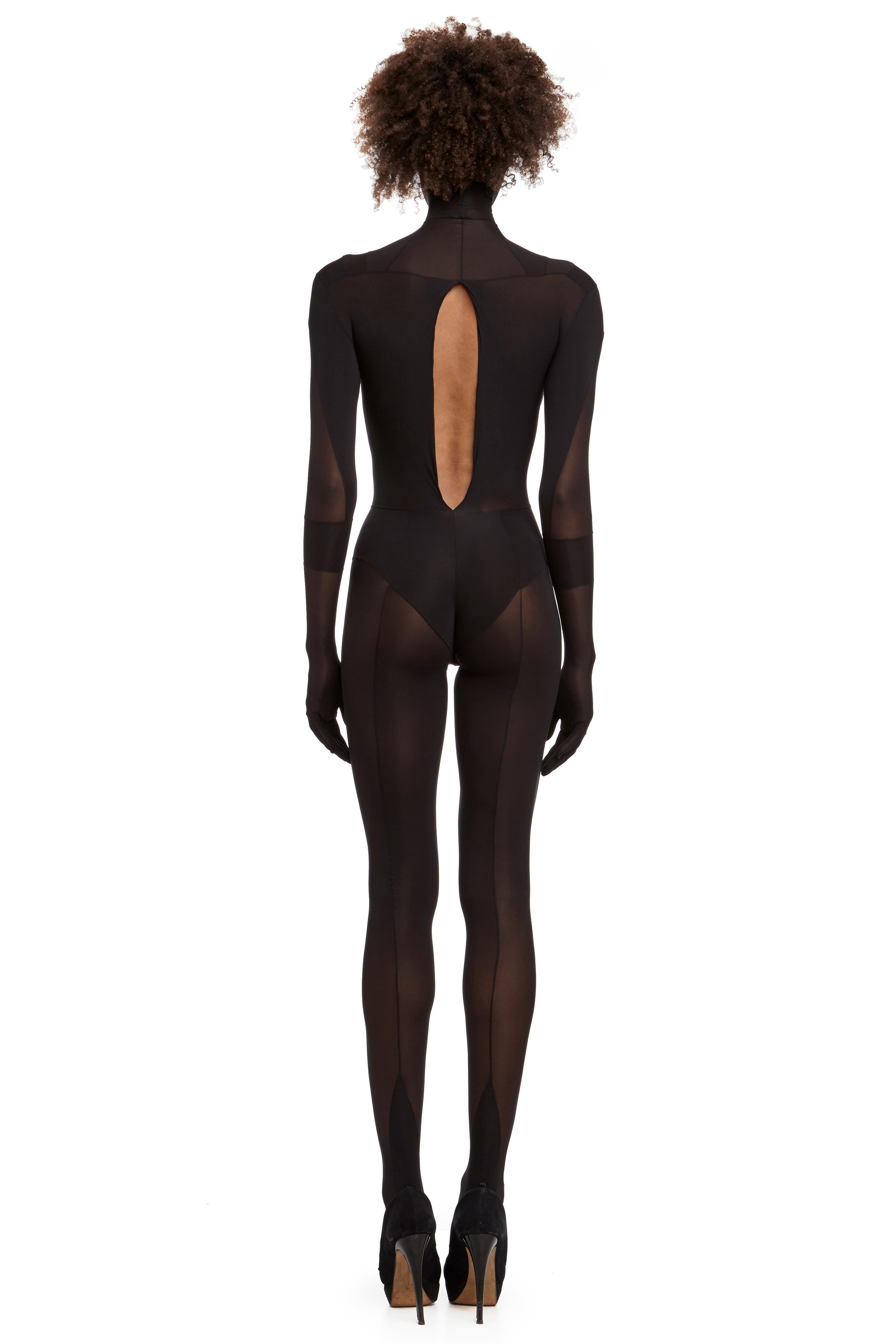 DSTM full body catsuit with hood - back