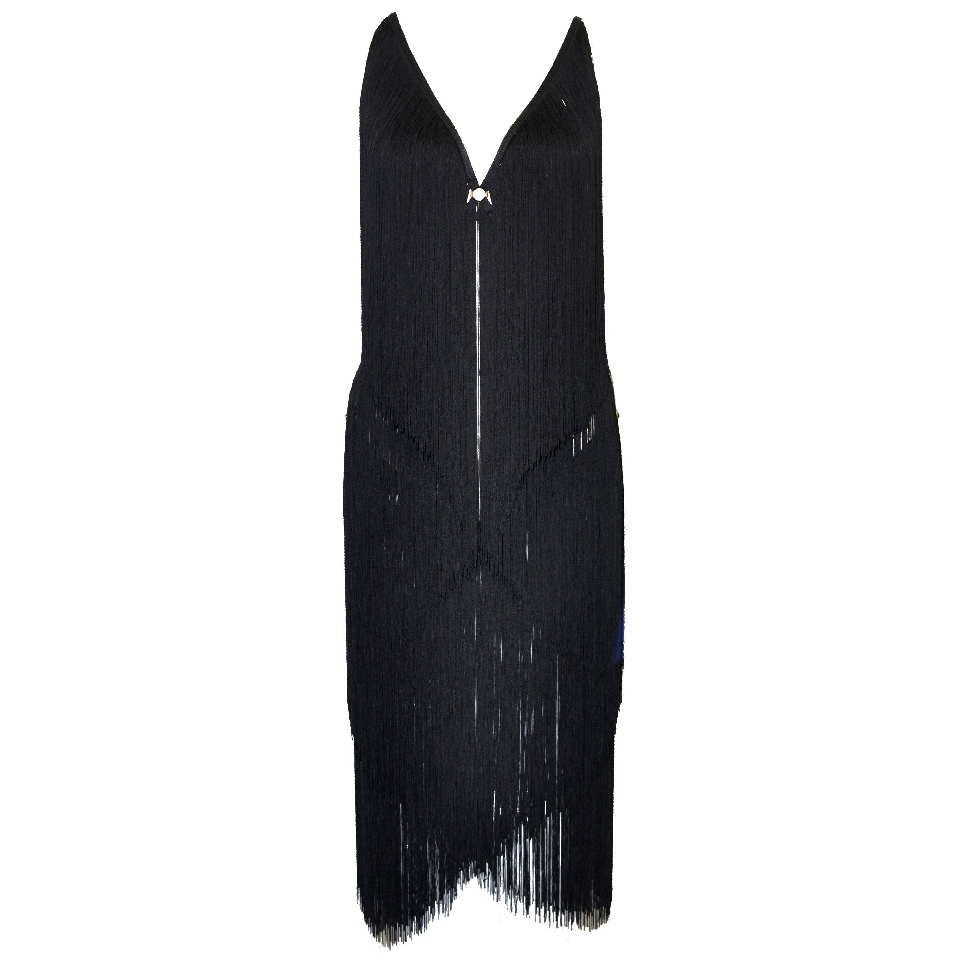 DSTM Lota dress classic V neck - back