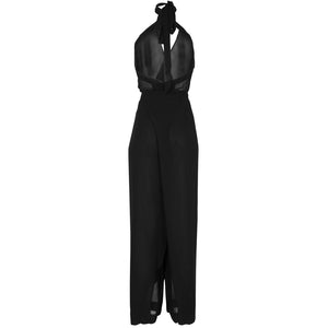 Hishi wrap pants/jumpsuit as a jumpsuit - back