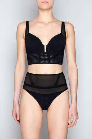 Opaak Celine bustier padded bra and Laura high waisted thong ethical recycled everyday luxury