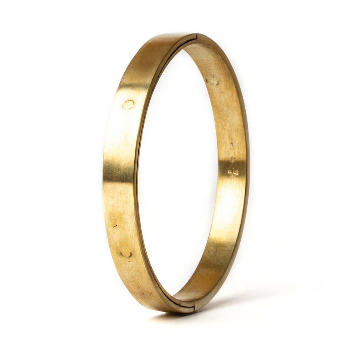 Parts of 4 sistema bangle bracelet brass