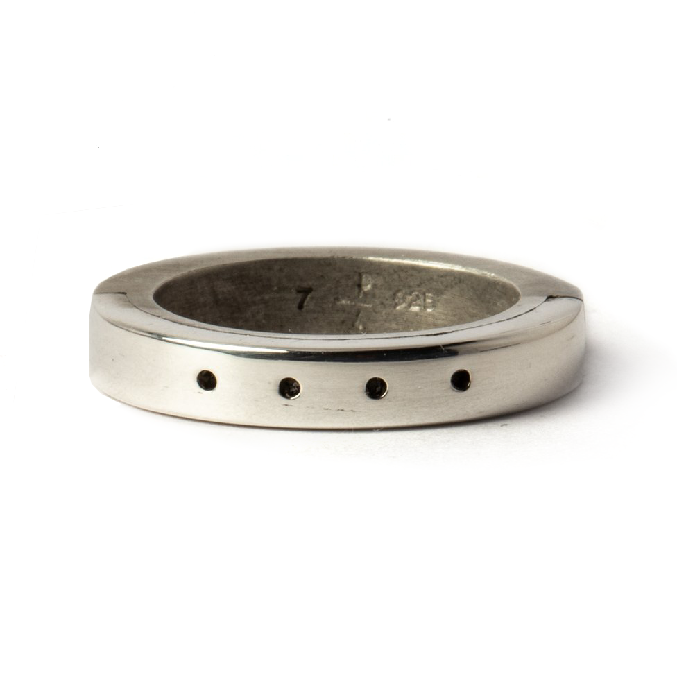 Parts of 4 sistema ring sterling silver