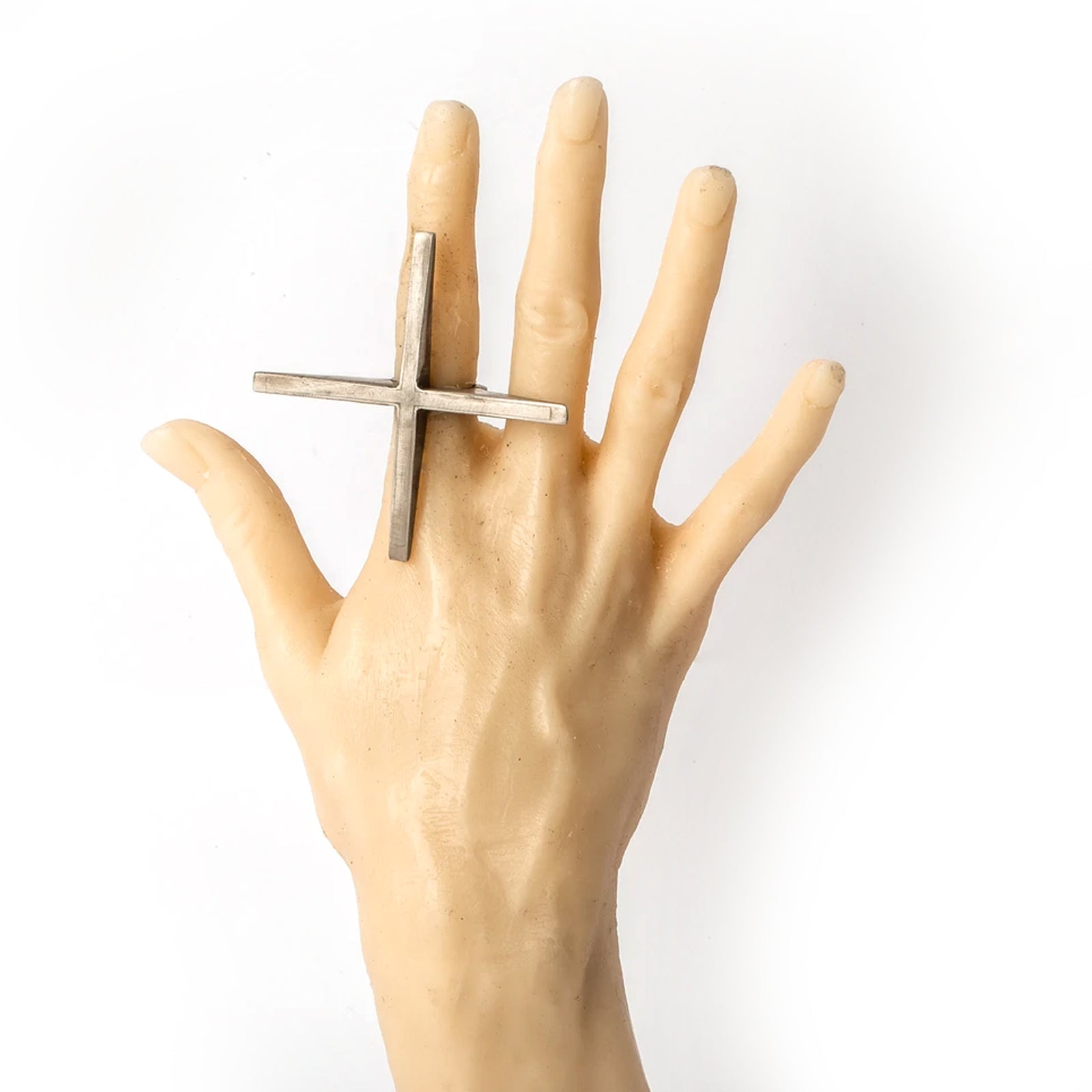 Parts of 4 Sistema ring 'bridge plus' in White Bronze