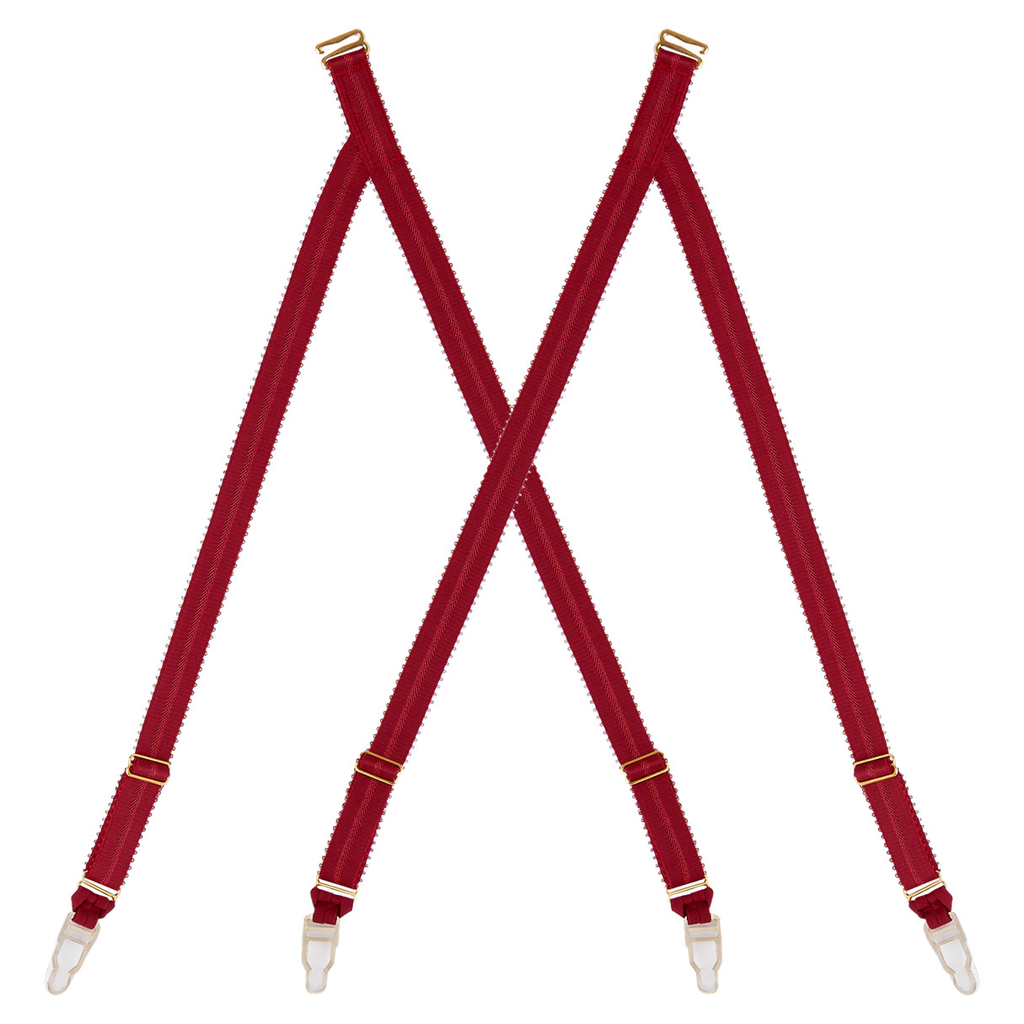   Detachable garter straps  