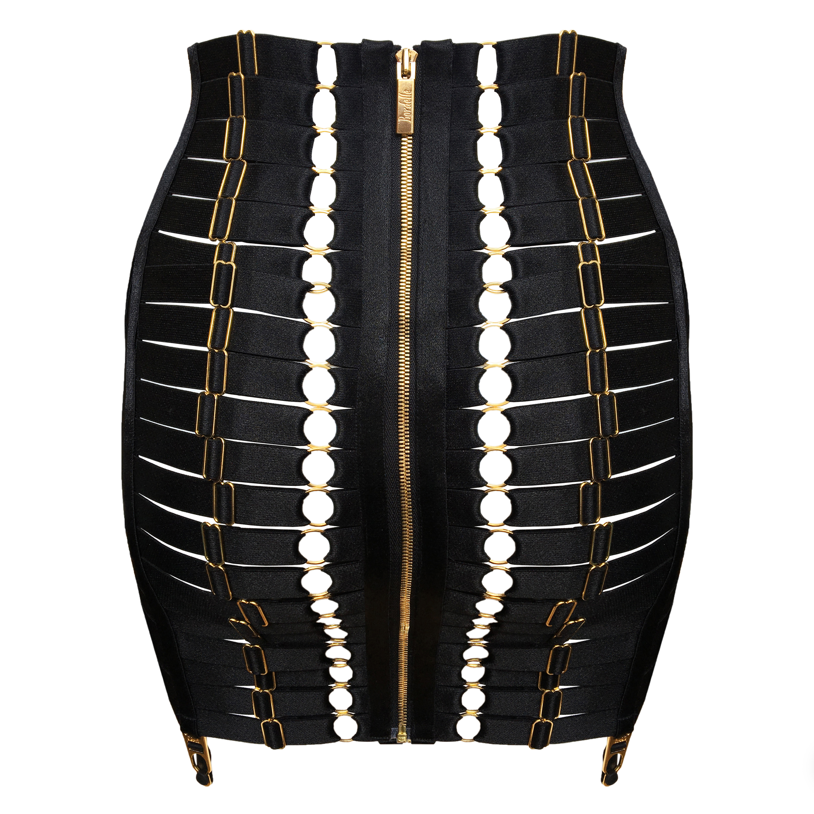 Bordelle Kew adjustable waspie - black