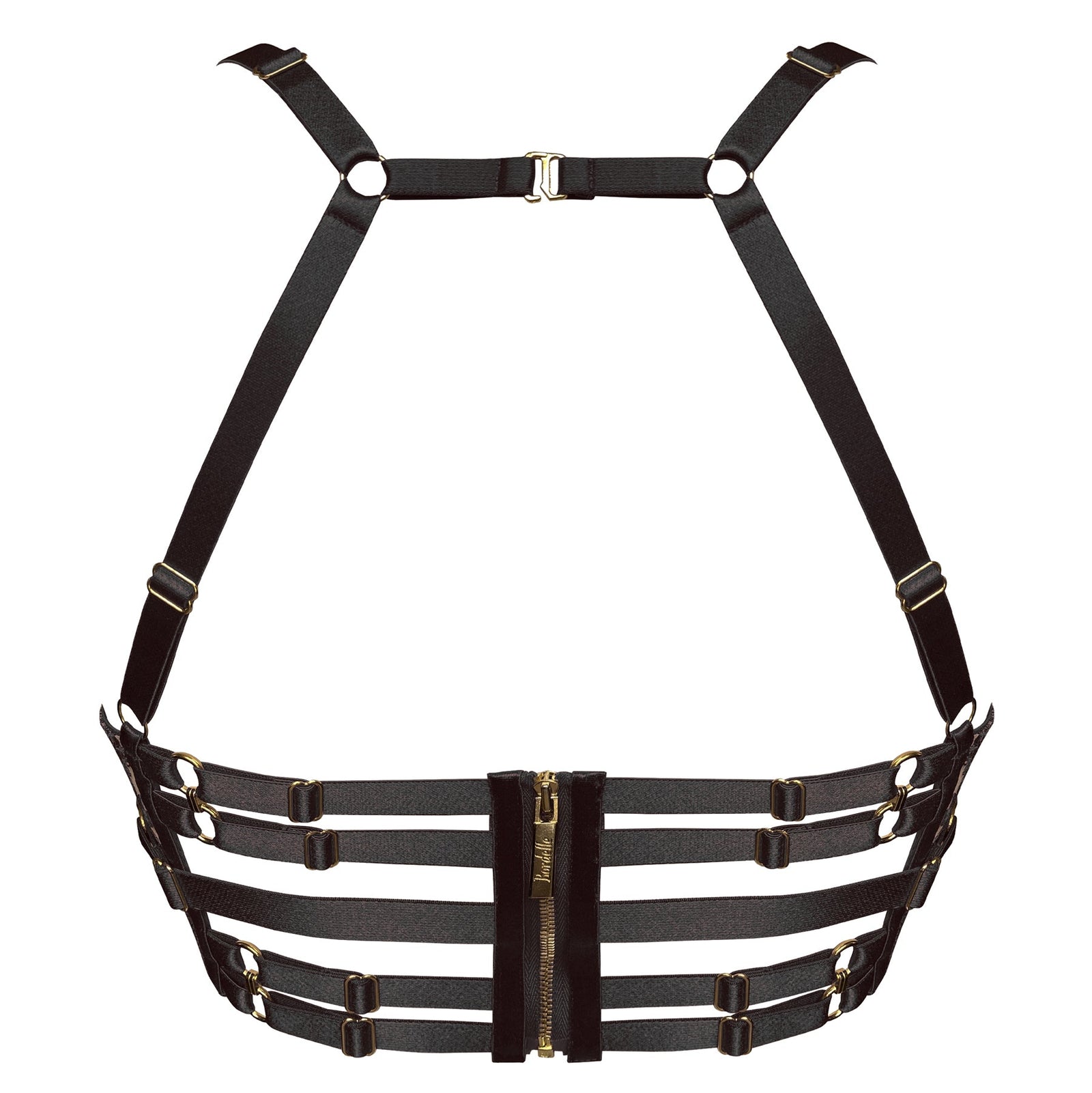 Bordelle Cymatic bodice bra in Black