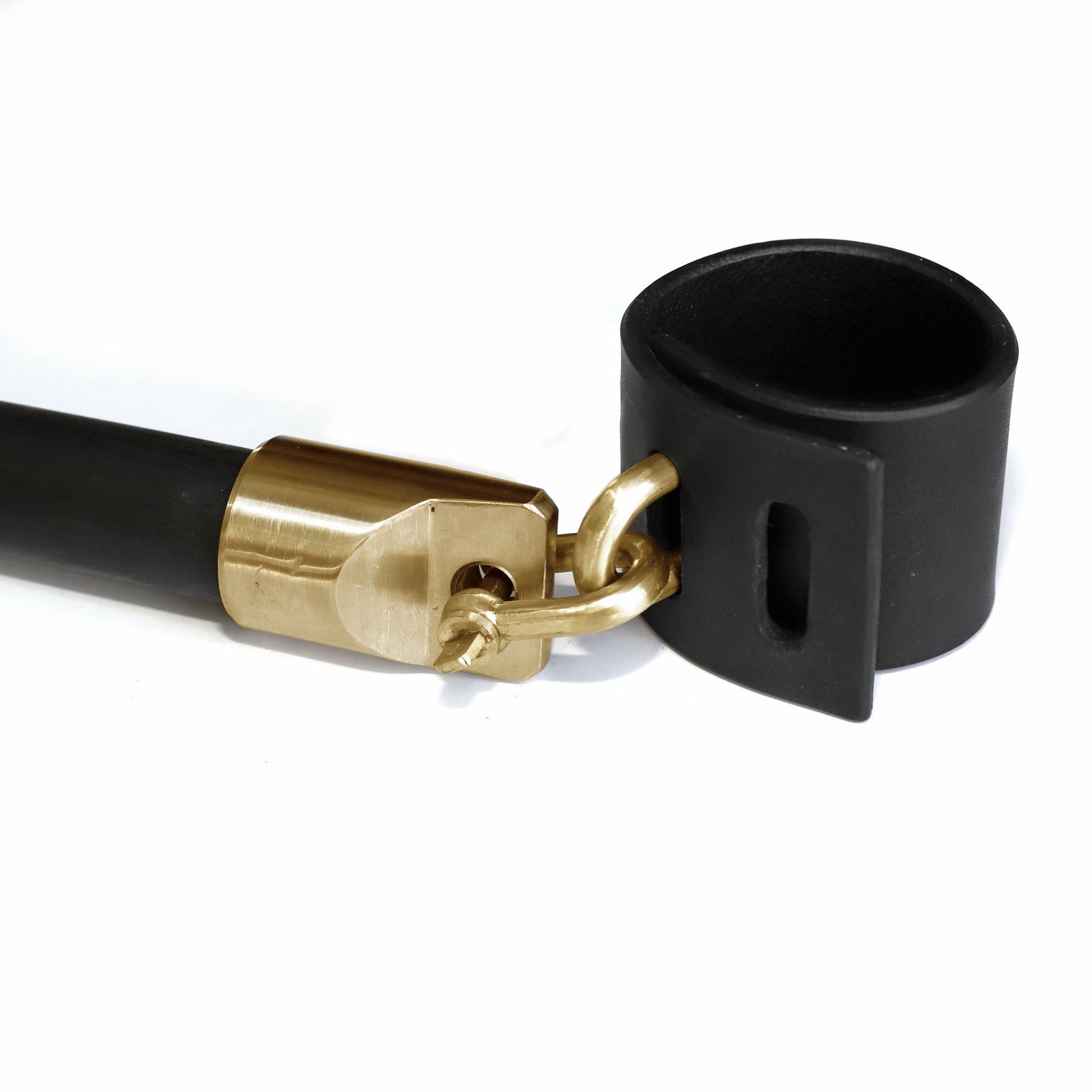 Parts of 4 Spreader bar in black wood & brass